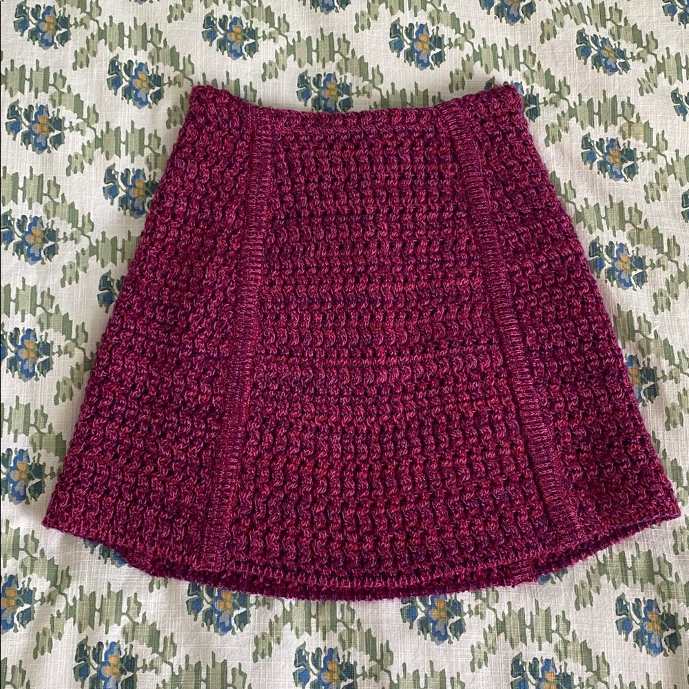 Vintage Prada Crochet Mini Skirt